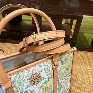 25年★TORY BURCH★BLAKE CANVAS SAMLL TOTE 171341 TORY BURCH BLAKE CANVAS SAMLL TOTE 171341 NWT | eBay